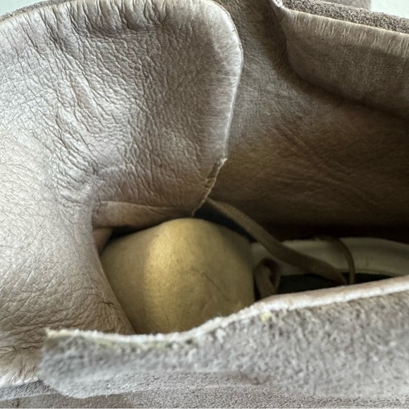 NWT Cu4tro Men's Norris Taupe Suede Leather High-Top Sneakers size 7.5 - Picture 12 of 13